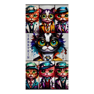 Tabbykin Detective Agency College Poster