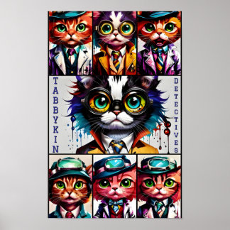 Tabbykin Detective Agency College Poster