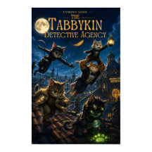 Tabbykin Detective Agency Poster – Limited Edition