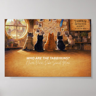 Tabbykin Detective Agency Poster – Limited Edition