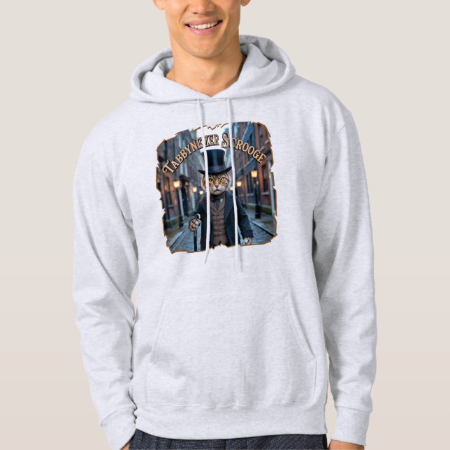 Tabbynezer Scrooge Photographic – Tabby Scrooge Hoodie (Front)