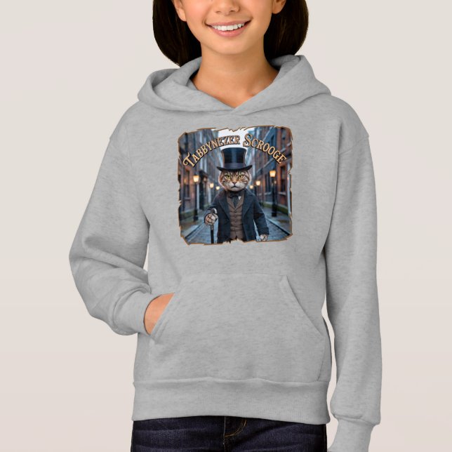 Tabbynezer Scrooge Photographic – Tabby Scrooge Hoodie (Front)