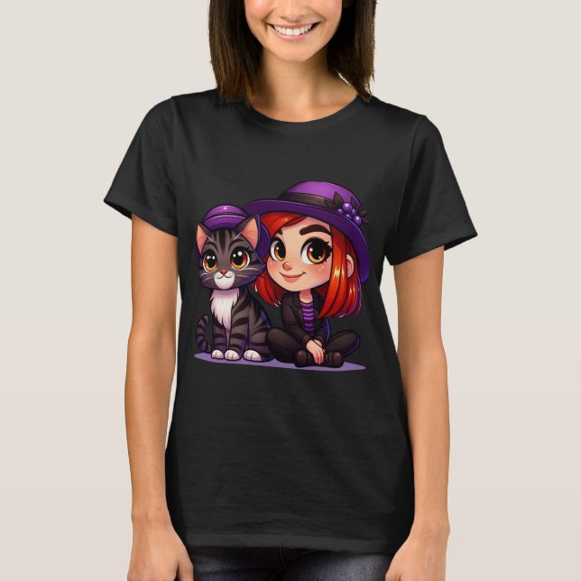 Tabby's Purple Haze  T-Shirt (Front)