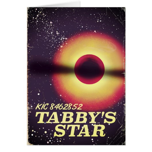 Tabbys star space poster cards (Front)