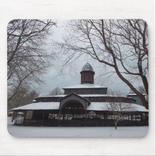 Tabernacle and Snow Gray Skies- Martha's Vineyard Mouse Pad