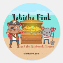 Tabitha Fink and the Patchwork Pirates Sticker