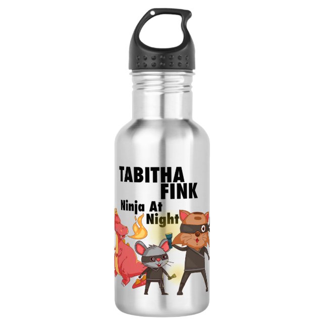 Tabitha Fink Nina at Night Water Bottle (Front)