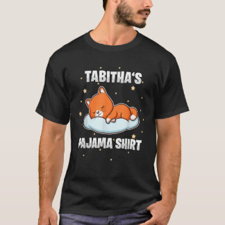Tabitha s Pajama Personalized Sleeping T-Shirt