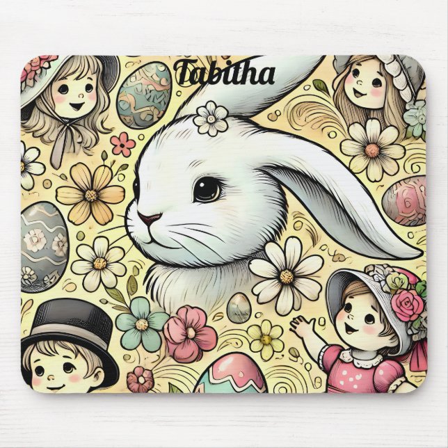 TABITHA ~ Vintage Easter ~  Mouse Pad (Front)