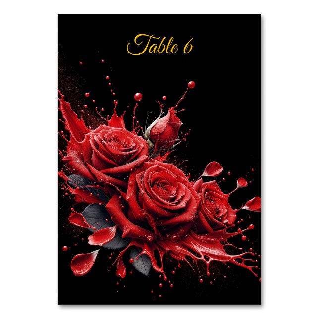 Table 6 Card (Front)