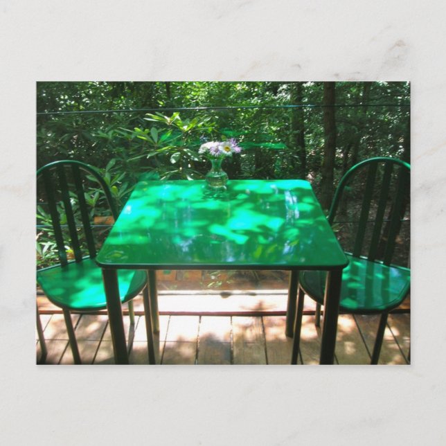 Table at Fallingwater Postcard (Front)