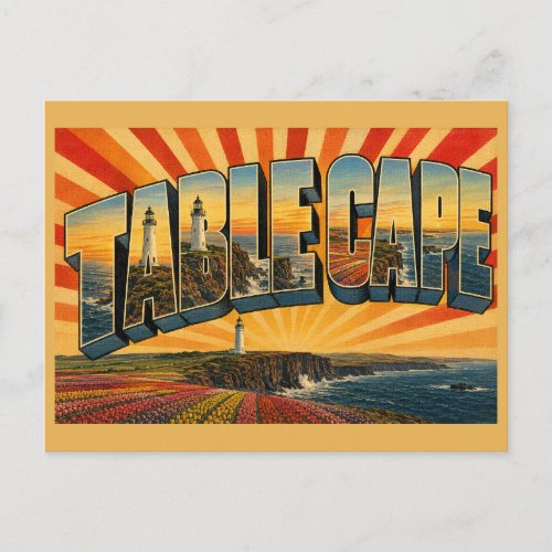 Table Cape Tasmania Australia Lighthouse Volcano Postcard