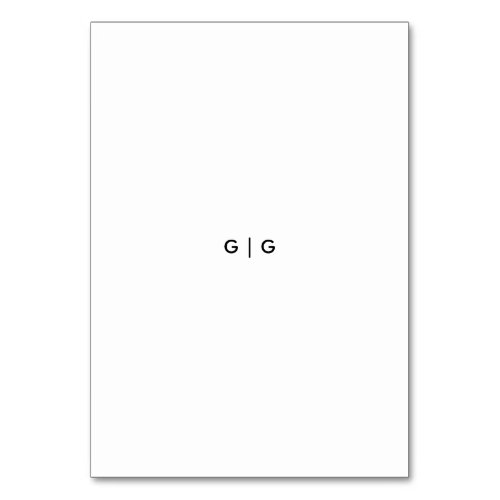 Table Card