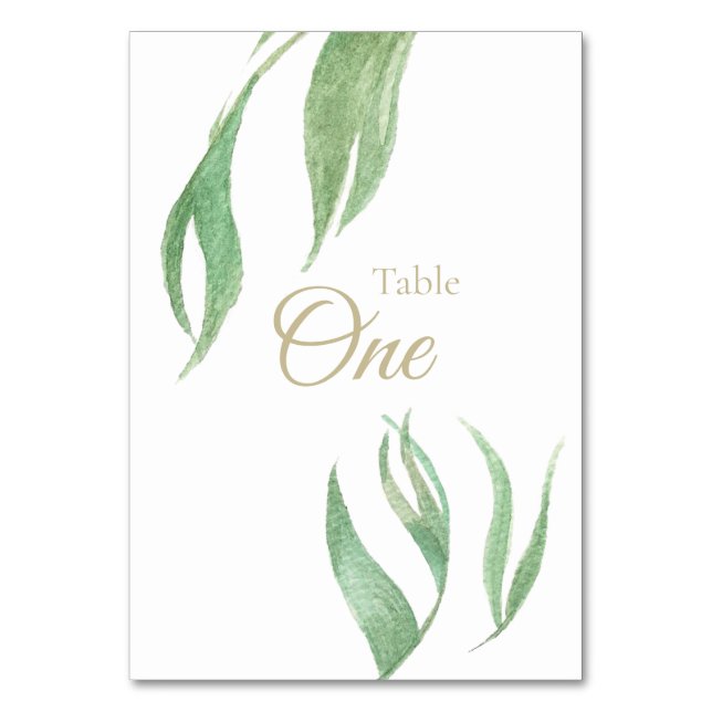 Table Card (Front)