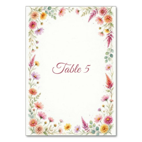 Table Card