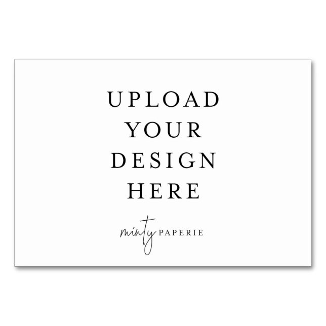 Table Card - 3.5" x 5" Landscape (Front)