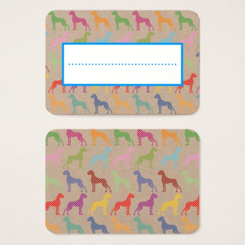 Table card blanks, write later name &amp; Table Number