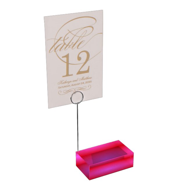 Table Card Holder (Corner)