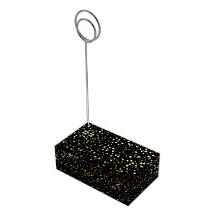 Table Card Holder-Gold Stars Number Holder