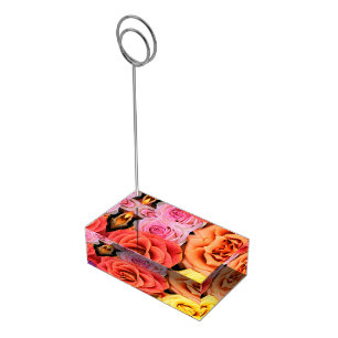 Table Card Holder-Roses Holder