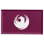 Table card holder with Flag of Phoenix City