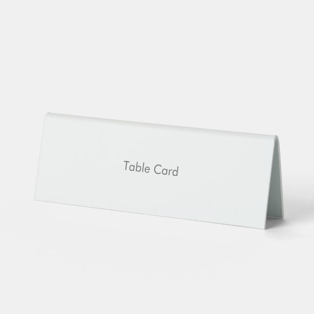 Table Card Tent (Front)