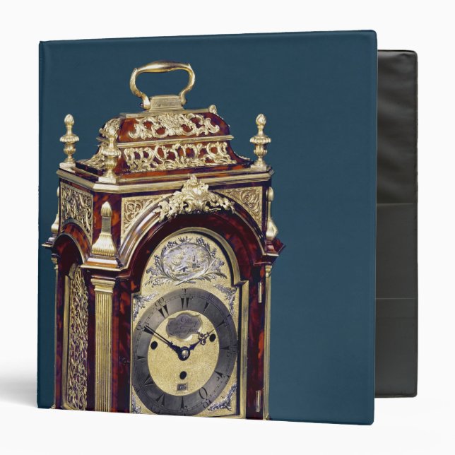 Table clock, c.1750 binder (Front/Inside)