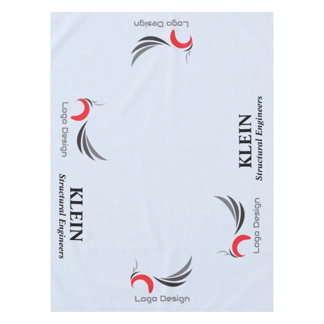 Table Cloth With Your Logo and Text (Front)