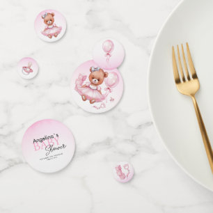Table Confetti for baby shower teddy bear.