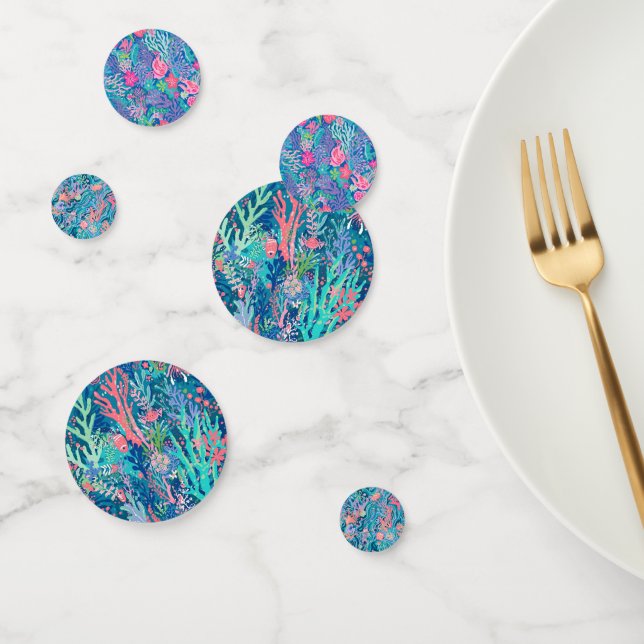 Table confetti in stylish graphic (Group)