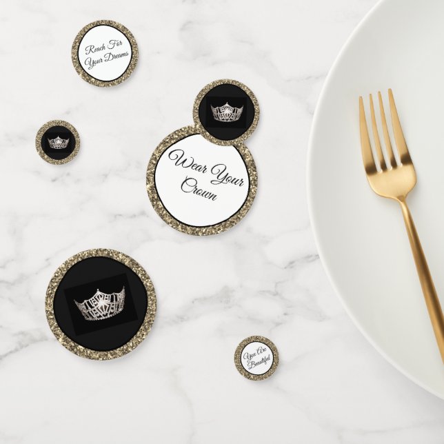 Table Confetti-Pageant Crown Mix Confetti (Group)