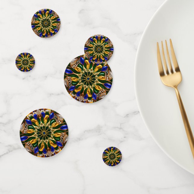 Table confetti with Brazil Colors (Group)