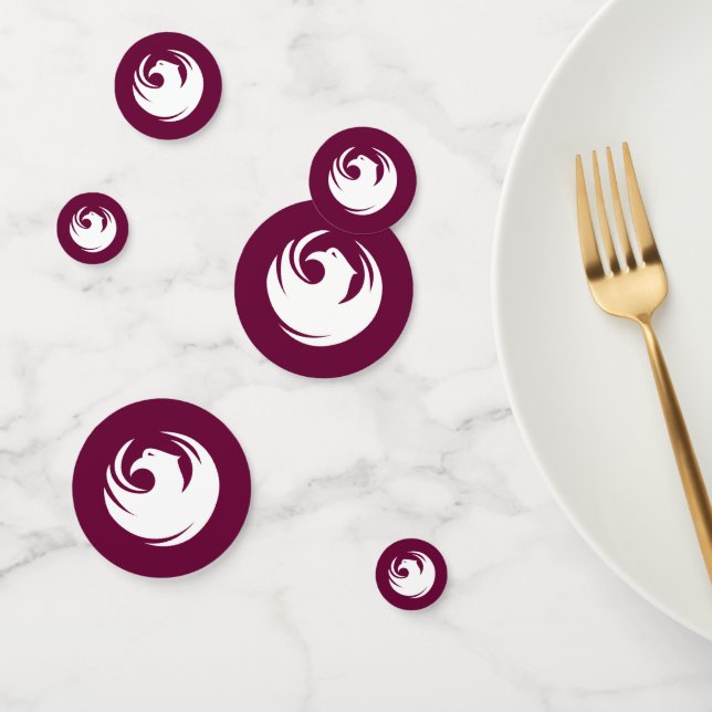 Table confetti with flag of Phoenix City, Arizona (Group)