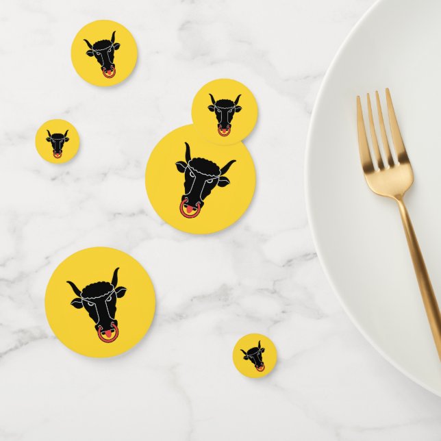 Table confetti with flag of Uri, Switzerland (Group)