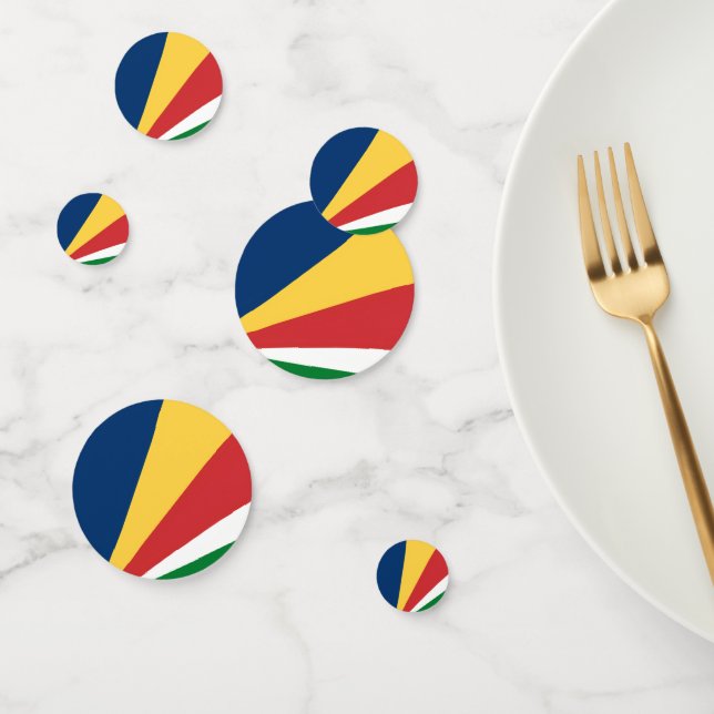 Table confetti with Seychelles Colors (Group)