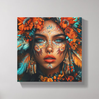 Table "Daughter of land" Canvas Print