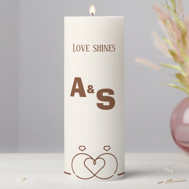 Table Decoration Candle – Elegant Design (In Situ)