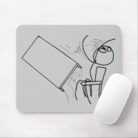 Table Flip Angry Rage Quit Desk flip Mad Angry Meme guy | Sticker