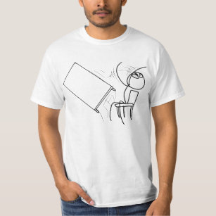Table Flip Flipping Rage Face Meme T-Shirt