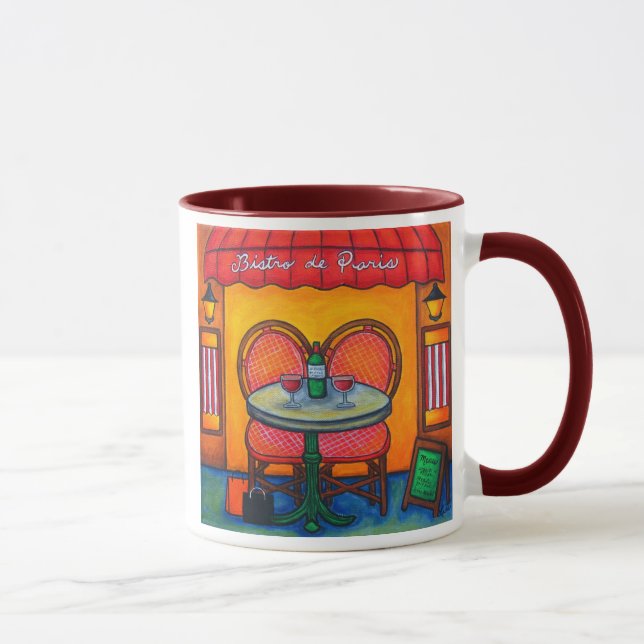 Table for Two in Paris Coffee Mug (Right)