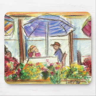 Table for Two Mousepad (Pike Place Seattle)