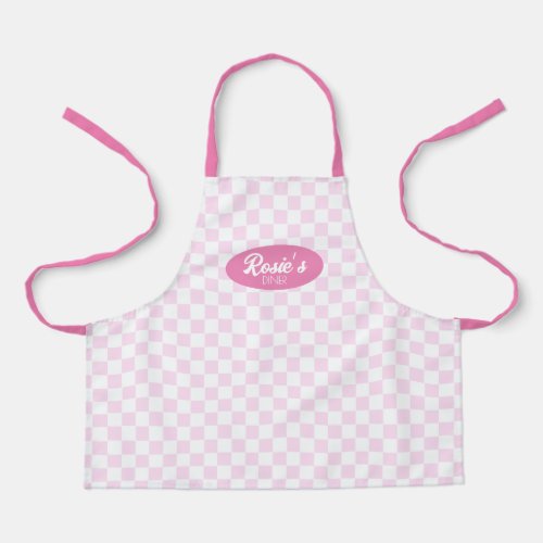 Table for Two Retro 50s Diner Birthday Party  Apron