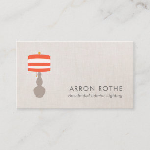 Table Lamp Lighting Business Card