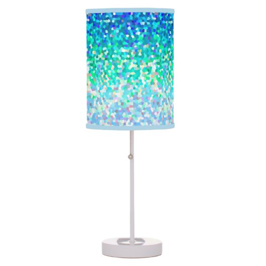 Table Lamp Mosaic Sparkley Texture (Front)