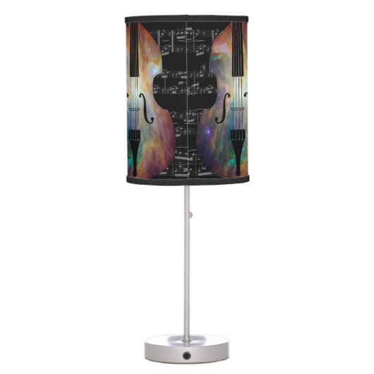 Table Lamp - Space Bass with sheet music (Back)