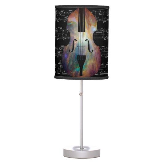 Table Lamp - Space Bass with sheet music (Front)