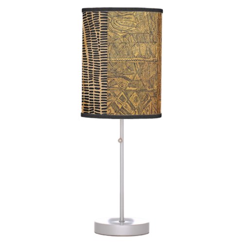 table lamp with ethnic shade