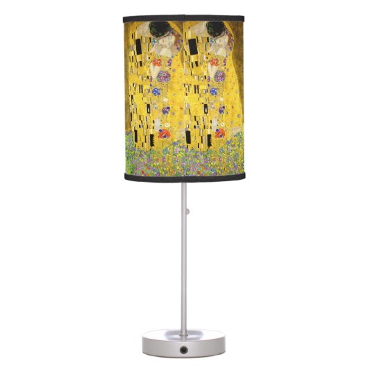 Table Lamp with Klimt's The Kiss (Back)