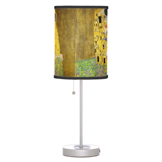 Table Lamp with Klimt's The Kiss (Right)