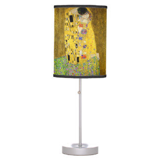 Table Lamp with Klimt's The Kiss